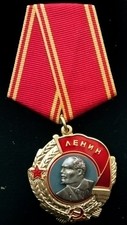 Soviet USSR Highest Awards Order Lenin Replica 