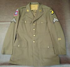 ORIGINAL WWII US ARMY EM CLASS A SERVICE COAT 82nd 17th AIRBORNE JACKET 42R  picture