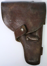 Tokarev TT-33 Pistol Holster Brown Leather WWII Soviet Military Army Surplus R/H picture
