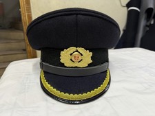 East German Navy Volksmarine Officers Visor Cap Hat FACTORY ERROR