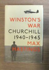 hardcover book WINSTON'S WAR CHURCHILL 1940-1945 max hastings picture