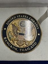 REAL N RARE US DEPARTMENT OF STATE US EMBASSY BANGKOK THAILAND SINGLE SIDED COIN picture