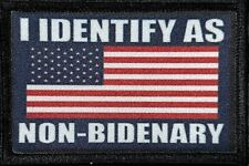 Non-Bidenary  Morale Patch Tactical Military Army Funny Biden FJB picture