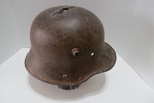 Original WW 2 German Helmet – Battle Damage – Genuine picture