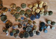 Vintage US Navy, USMC & Miscellaneous button lot.