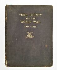 1914-19 antique YORK COUNTY PA records WWI SOLDIERS services genealogy BOOK picture