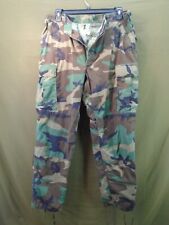 US Military Woodland Camo BDU Pants Trousers Twill Size Large Regular 2004 18-N picture