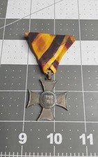 WWI Austrian Empire Mobilisation Cross Medal Balcan War 1912-1913 AS IS