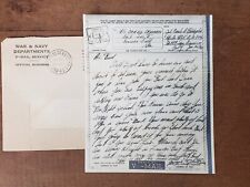 WWII V-Mail Letter 516 Field Artillery Bn 9th Army APO 339 Germany Neuhaus 1945 picture