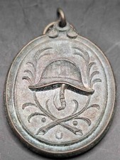 For 40 years of service fire brigade RARE medal medal