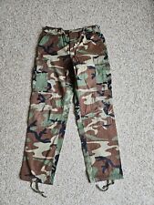 Military Camouflage Pants Army Medium Long Waist 31 - 35 Men's  picture