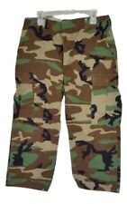 Military Pants Trousers Hot Weather Combat Woodland Camouflage *Read* picture