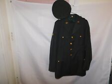 Vintage 1960s Military US Army Uniform Green Jacket HAT Coat And Pant Suit RARE picture