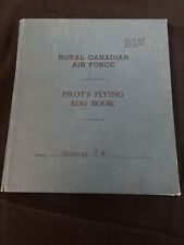 Vintage 1954 Royal Canadian Air Force Pilots Flying Log Book picture