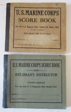 Two WWI US Marine Corps Score Card books picture