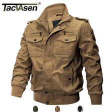 Tactical Men's Military Cargo Jacket Cotton Coat Army Winter Bomber Jacket Man picture