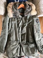VINTAGE USAF US AIR FORCE PARKA AIRCREW JACKET TYPE N3B EARLY 1960S SIZE LARGE picture