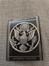 Vintage USAF US Air Force Hat Cap Badge Screw Back Military Insignia Pin 
