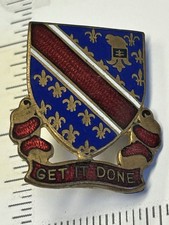 U.S. Army's 110th Maneuver Enhancement Brigade, WW2, GET IT DONE, fleur-de-lis