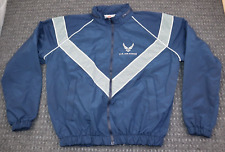 US Air Force Skilcraft PTU Jacket Men's Size Small Physical Training Jacket Blue picture