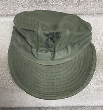 Korean War USMC Marine Corps HBT Cap Hat Cover picture