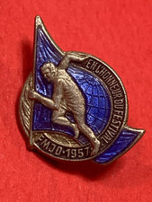 East Germany DDR PIN-BADGE En l'Honneur du festival FMJD 1957 World Youth Festiv