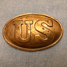 Excellent Condition Original Non-Dug Civil War U.S. Belt Plate Buckle picture