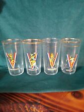 VTG Lot of 4 WWII Victory Glasses w/Pin Up Girls made in USA by Philip Ronald picture