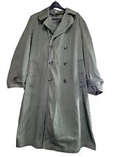 Vtgs Army Military Overcoat Trench Coat No Liner No Belt OG107 Medium Long picture
