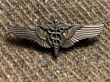 USAAF Gold Wash Flight Surgeon Wings ~ Balfour Sterling picture