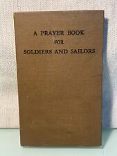 A WW II Pocket Prayer Book For Soldiers & Sailors 1945 Eighth Edition Hardcover picture
