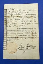 1815 American Seaman's Proof of Citizenship Paper picture
