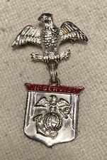 WWII Marine Corps USMC Son-In-Service Sterling Eagle Pin EGA Homefront picture
