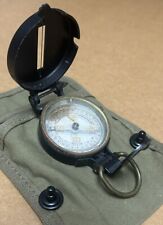 WWII Compass Original and Pouch picture