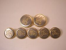 Vintage Military Uniform Buttons? 2 large, 5 small picture
