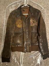 WWII A2 Bomber Jacket From Most Decorated Airman of the War 103 Combat Missions picture