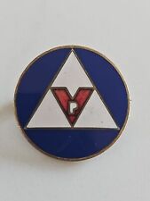 Rare WWII US CIVIL DEFENSE Enamel Lapel Pin - HOME FRONT PIN picture