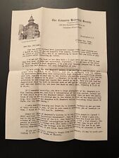 V2) Major General Ulysses S. Grant III Autographed Signed DC Society Letter  picture