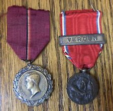WW-1  Resistance and Verdun Medals picture