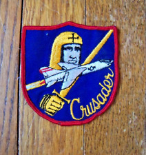 Vintage 1950’s US Navy USN Squadron F-8 Crusader Patch picture