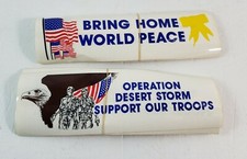 Lot 20+ 1990 Operation Desert Storm Bumper Stickers 12" Two Different Designs