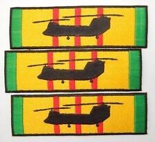 ONE (1) Post Vietnam Made Veteran Service Ribbon Patch Chinook Helicopter picture