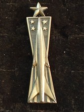 U.S. Army Guided Missile Qualification Badge – Sterling Silver – Gemsco GI – Vin