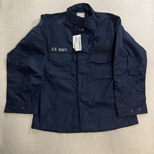 US Navy Coat L Reg Two-Piece 2POC Flame Resistant FR Class 1 Blue Blouse Uniform