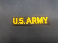 Vietnam War era US Army early war NOS gold and black bevo weave name tape. picture