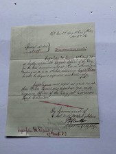CIVIL WAR LETTER ORDER 29th MASS V R BRIGADE OFFICER 1864 J DEANE MOH RECiEPT