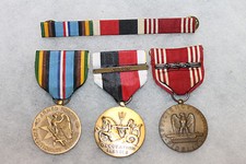 Original Late 1950's Early 1960's Era U.S. Army Medal Group of Three w/Bar