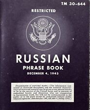 Russian Phase Book US Military Issued picture
