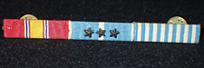National Defense Korean War Service Three Battle Stars UN Korea Ribbon Bar, Avg picture