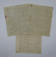 Manuscript letters regarding the banishment and exile of Loyalist Quaker 1790-91 picture